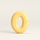 Letter O – handcrafted ceramic decor