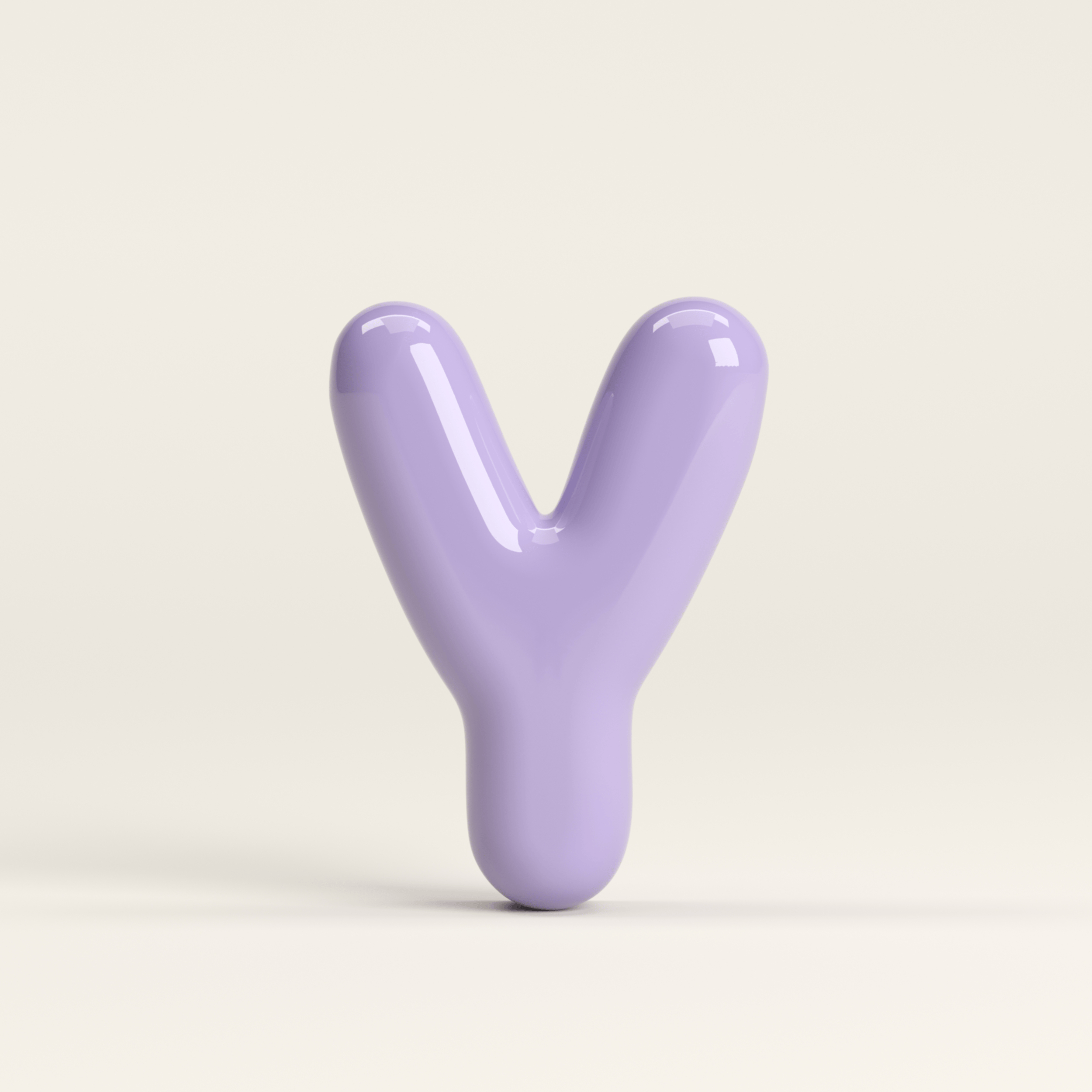 Letter Y – handcrafted ceramic decor