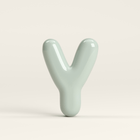 Letter Y – handcrafted ceramic decor