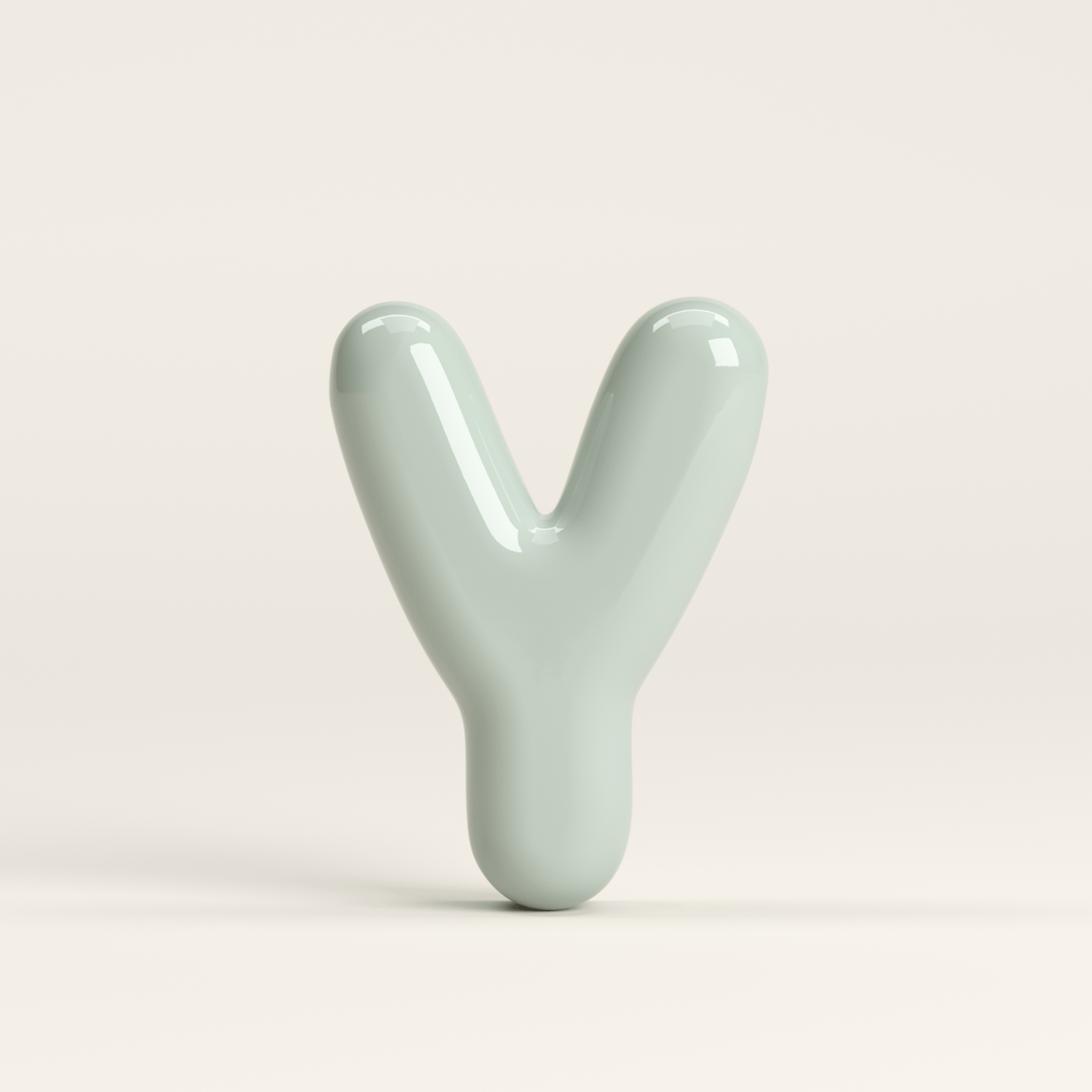 Letter Y – handcrafted ceramic decor