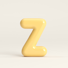 Letter Z – handcrafted ceramic decor
