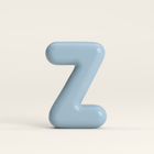 Letter Z – handcrafted ceramic decor