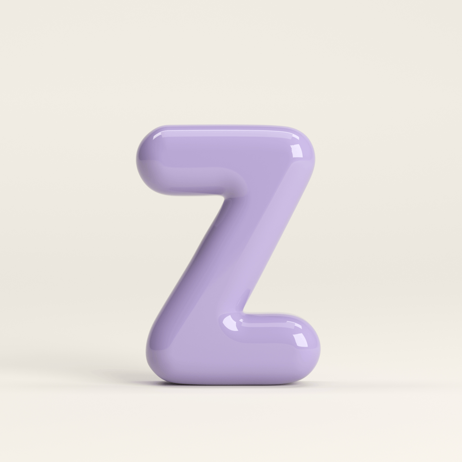Letter Z – handcrafted ceramic decor