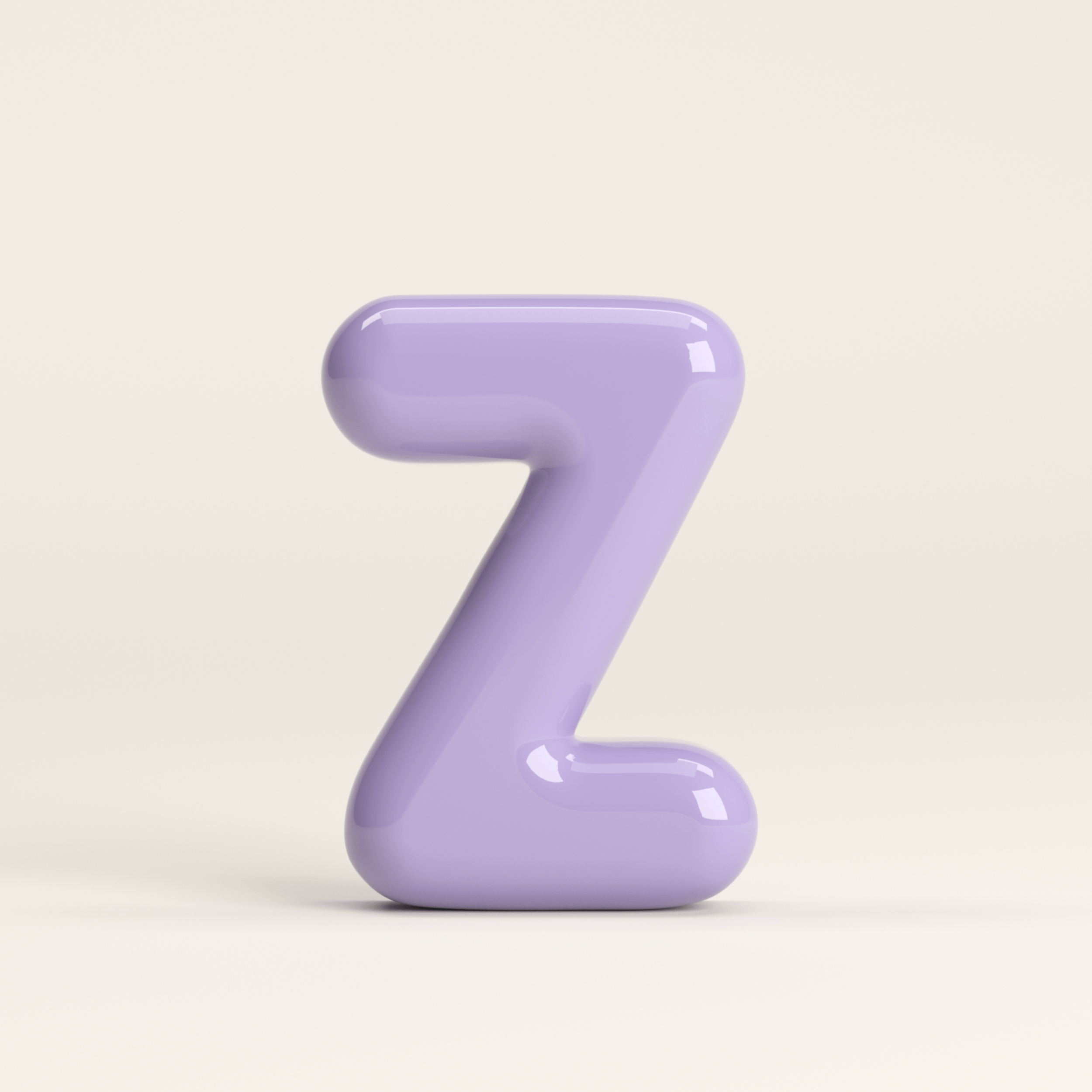 Letter Z – handcrafted ceramic decor