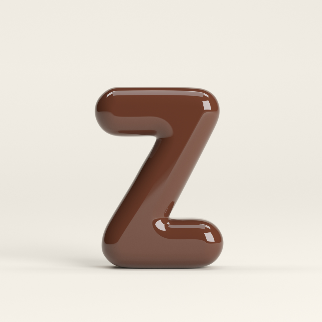 Letter Z – handcrafted ceramic decor