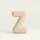 Letter Z – handcrafted ceramic decor