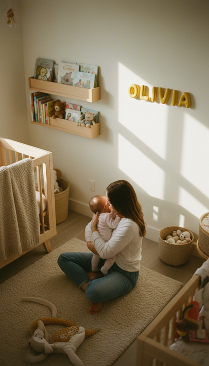 Letter H – handcrafted ceramic decor