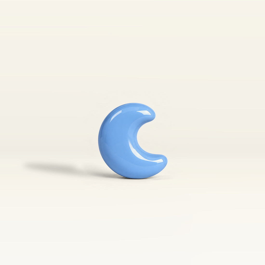 Moon – handcrafted ceramic decor in Pastel sky blue