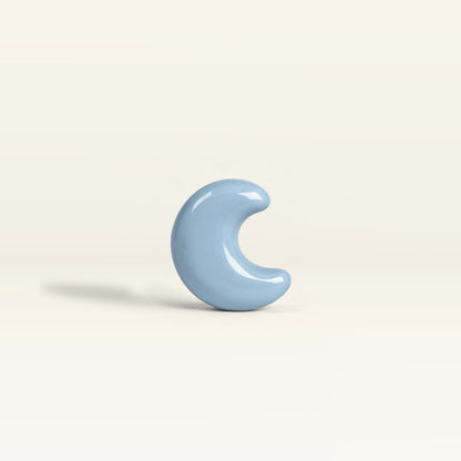 Moon – handcrafted ceramic decor in Muted teal