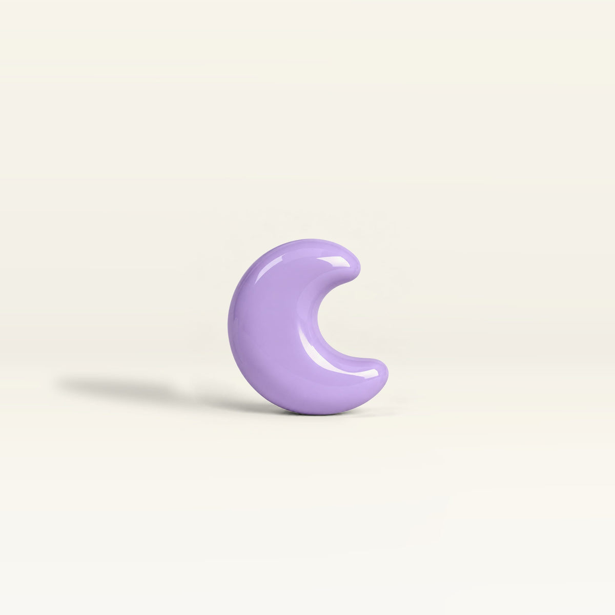 Moon – handcrafted ceramic decor in Light lavender purple