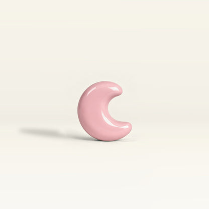 Moon – handcrafted ceramic decor in Light pastel pink