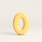 Number 0 – handcrafted ceramic decor