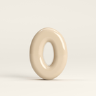 Number 0 – handcrafted ceramic decor