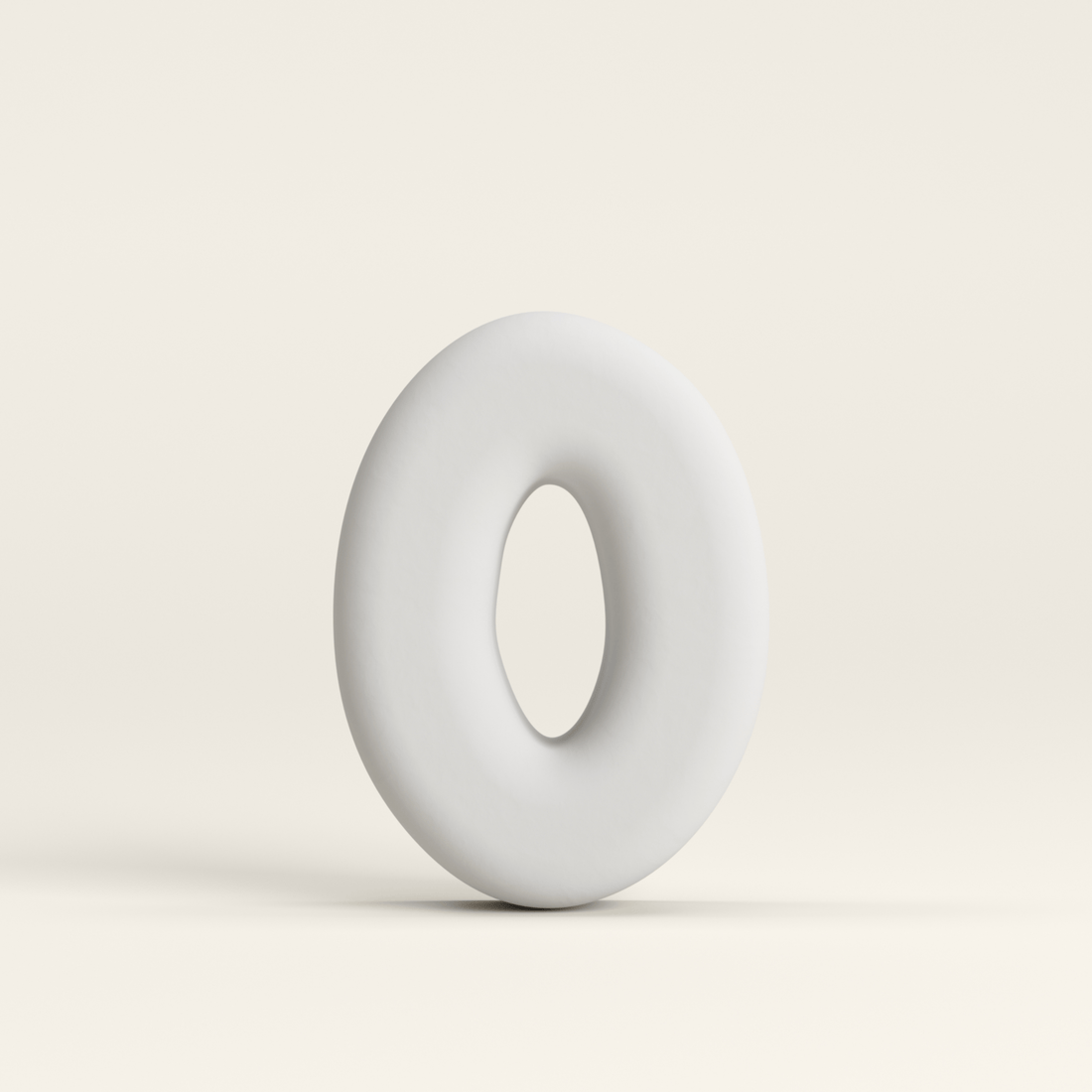Number 0 –  Unglazed ceramic decor