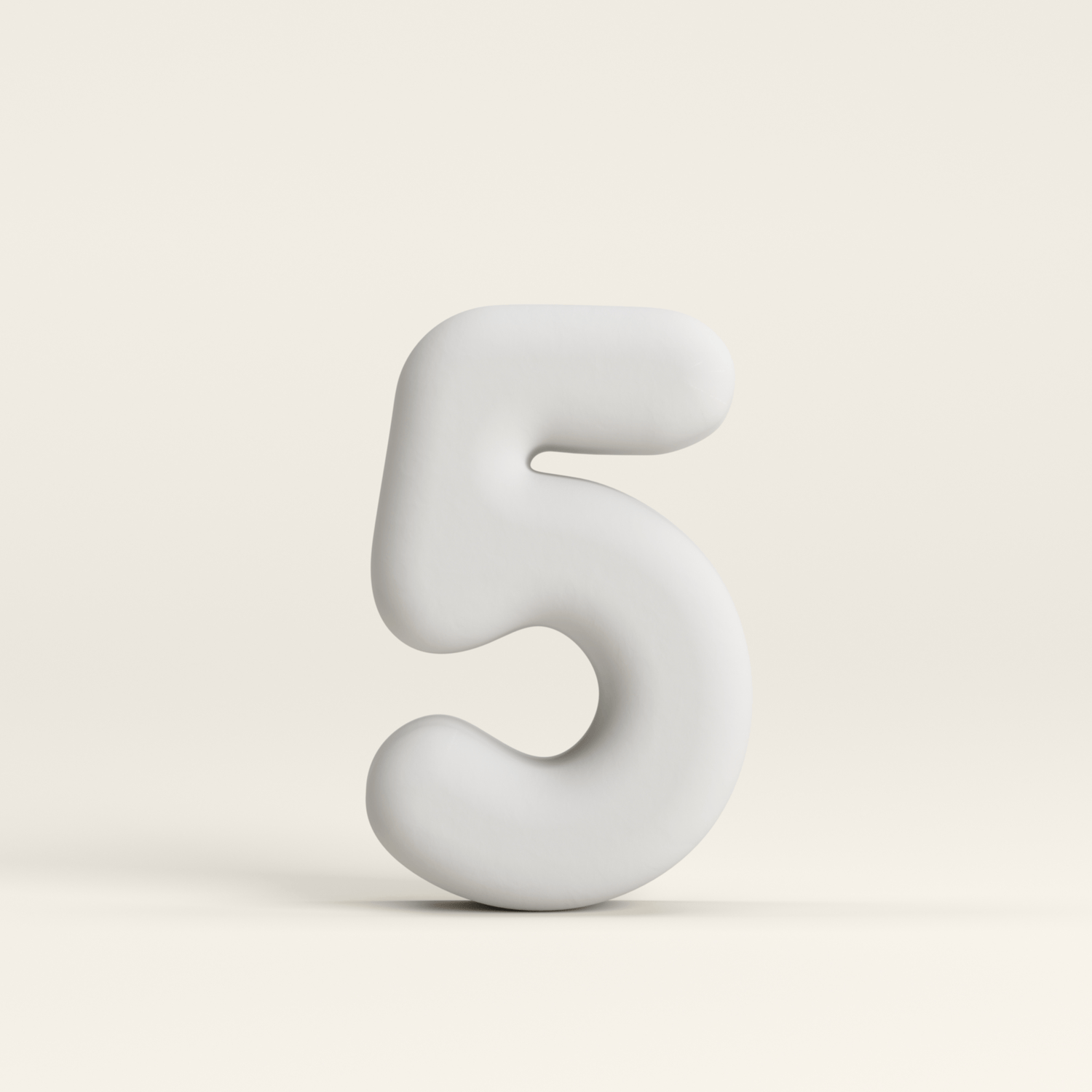 Number 5 –  Unglazed ceramic decor
