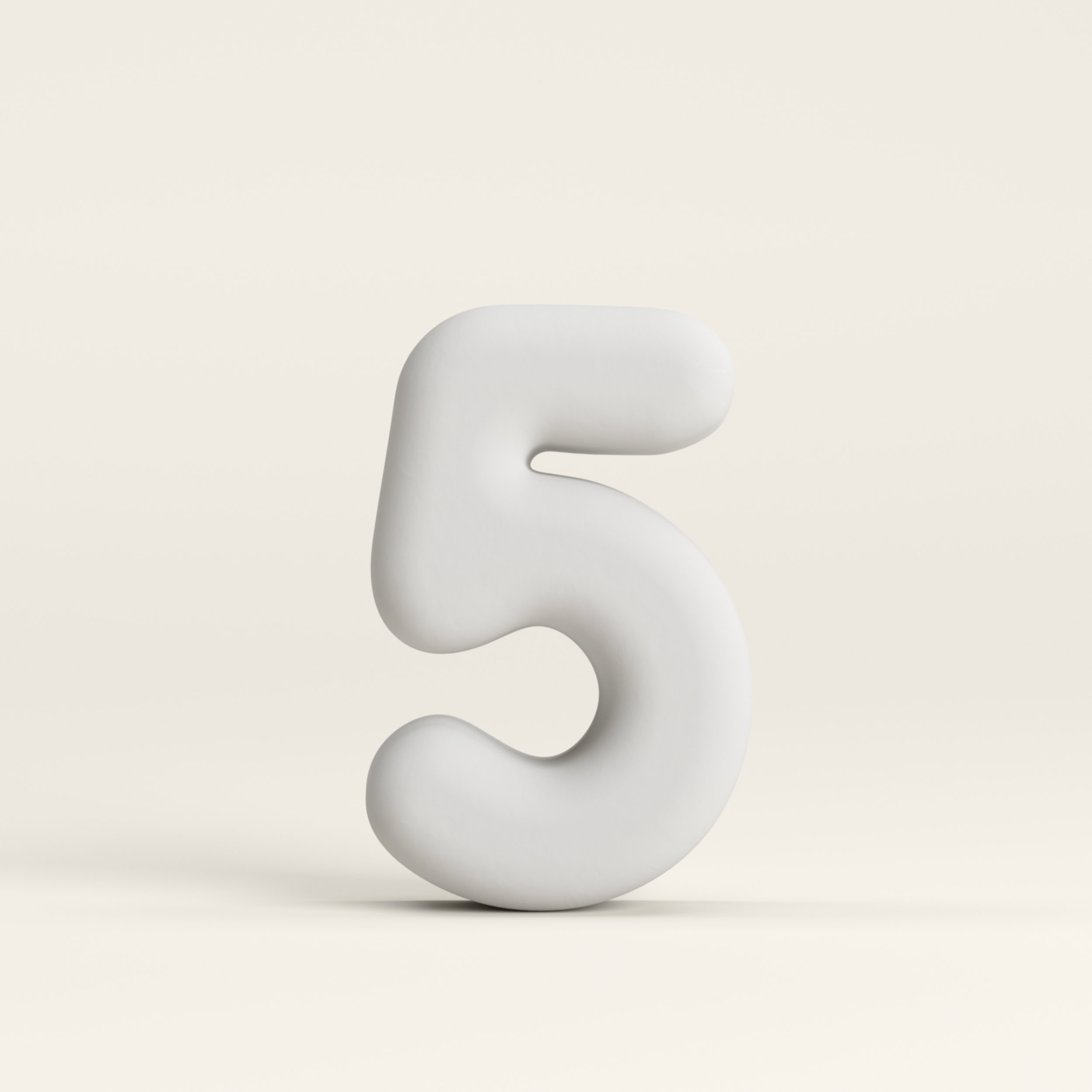 Number 5 –  Unglazed ceramic decor