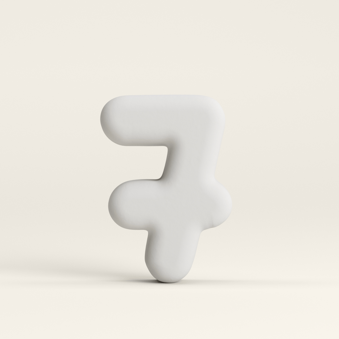 Number 7 –  Unglazed ceramic decor