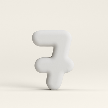 Number 7 –  Unglazed ceramic decor
