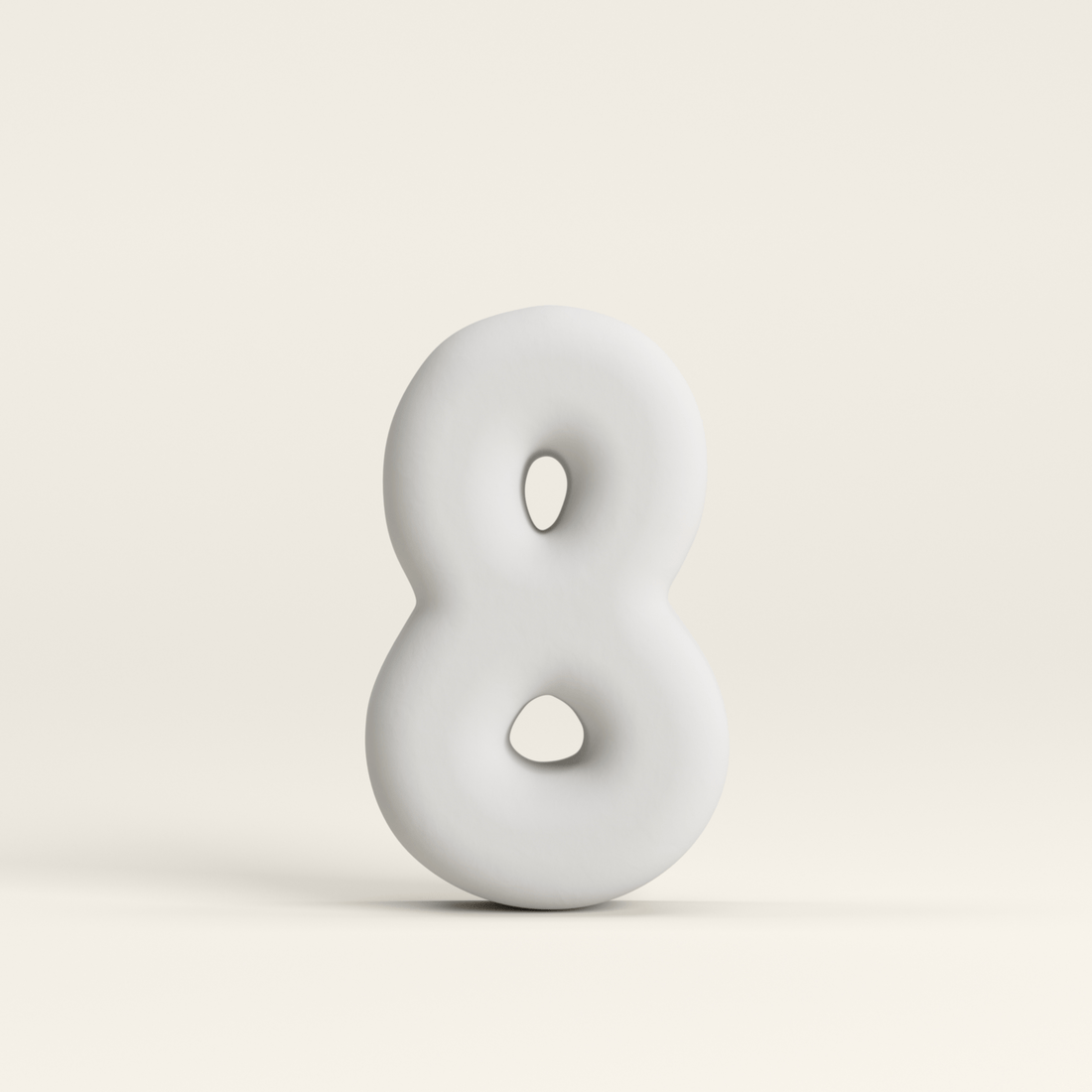 Number 8 –  Unglazed ceramic decor