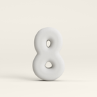 Number 8 –  Unglazed ceramic decor