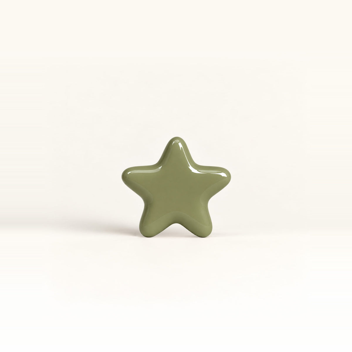 Star 2 – handcrafted ceramic decor in Sage green