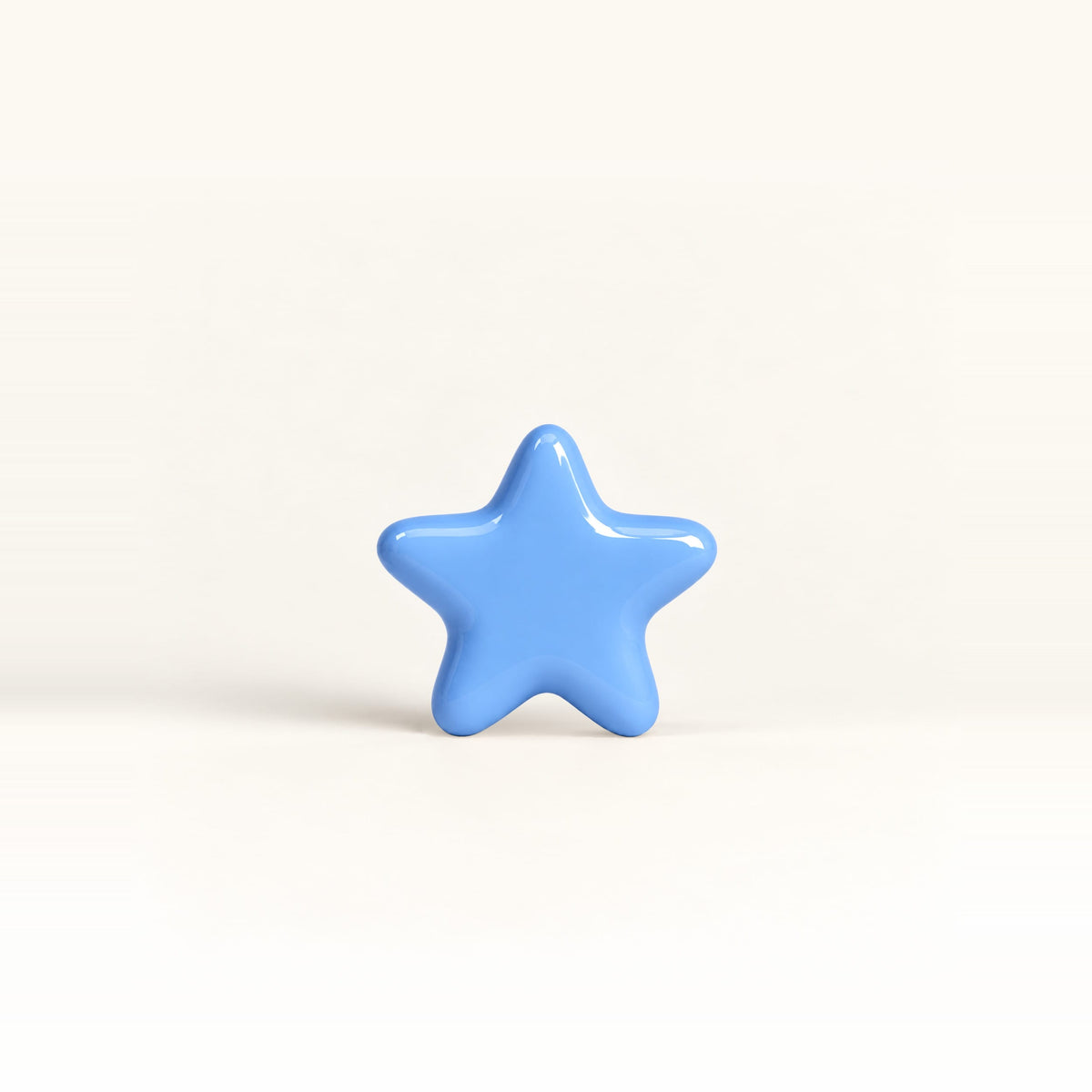 Star 2 – handcrafted ceramic decor in Pastel sky blue