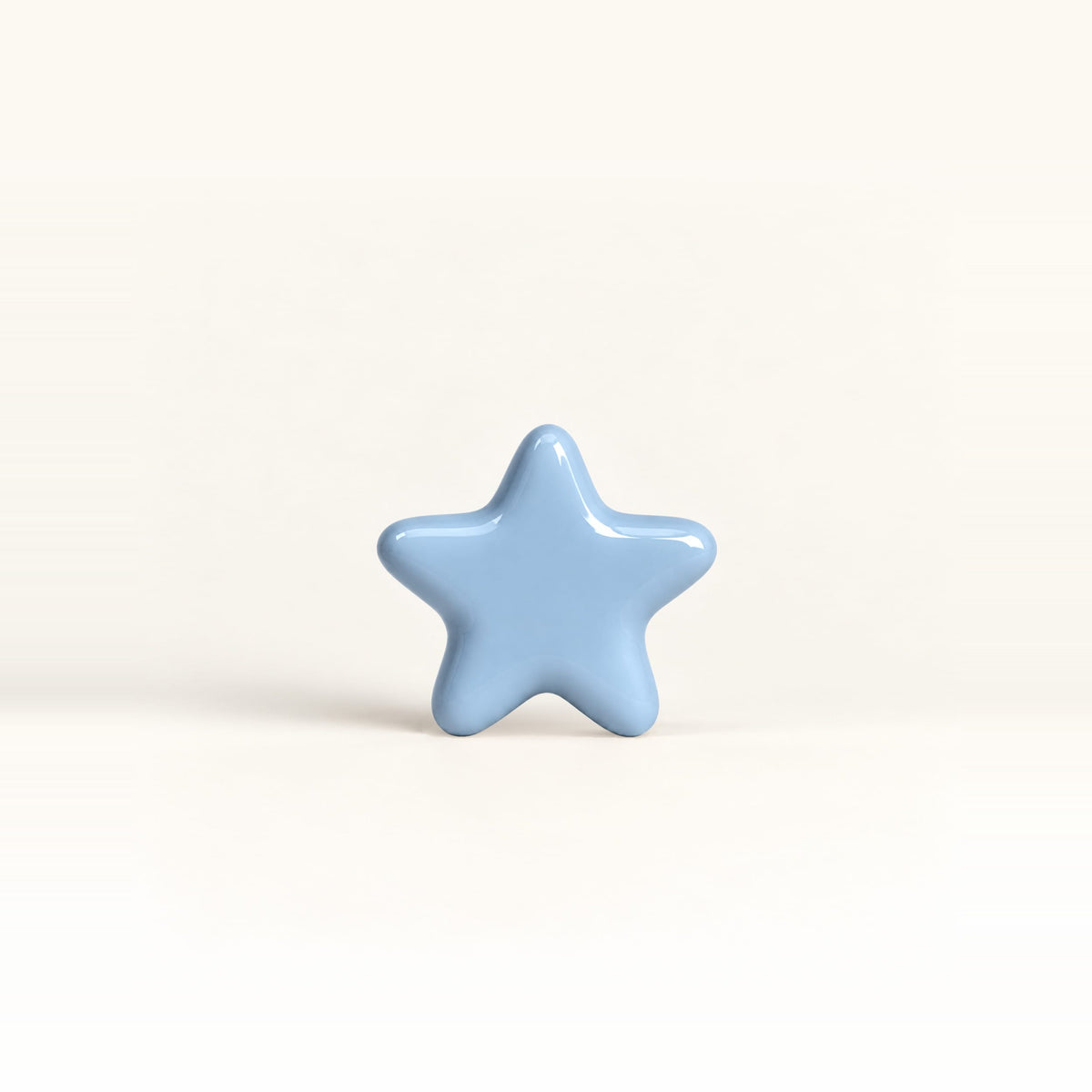 Star 2 – handcrafted ceramic decor in Muted teal