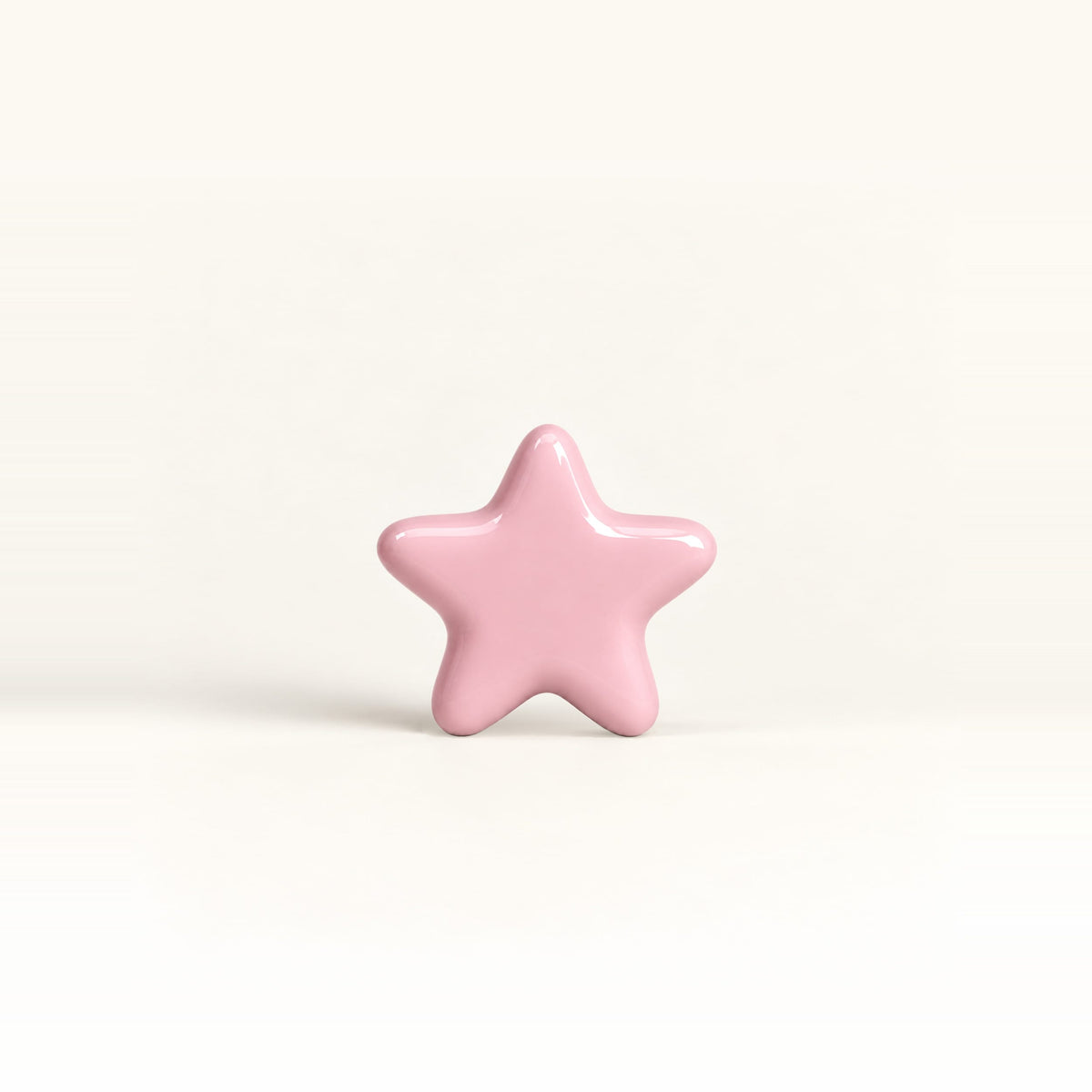 Star 2 – handcrafted ceramic decor in Light pastel pink
