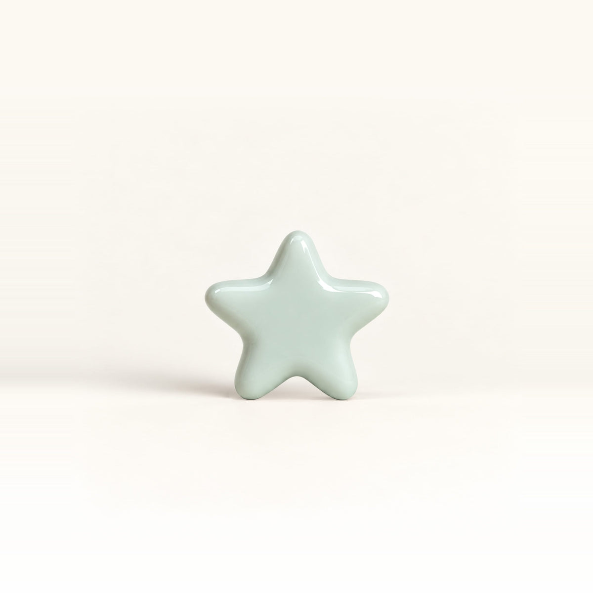 Star 2 – handcrafted ceramic decor in Mint green