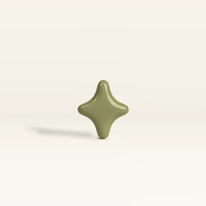 Star 1 – handcrafted ceramic decor in Sage green