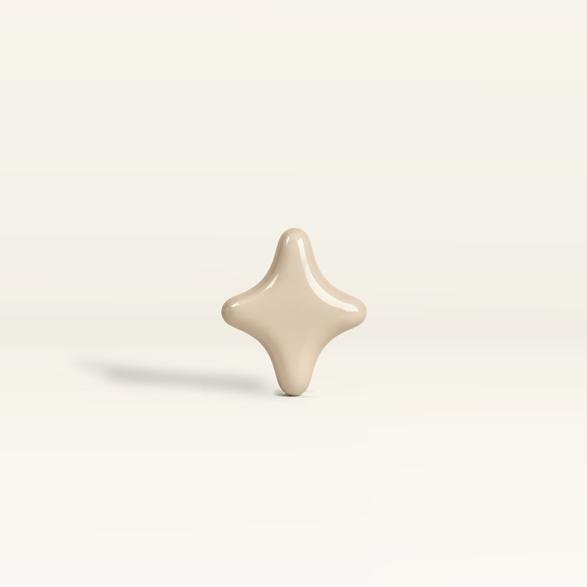 Star 1 – handcrafted ceramic decor in Light beige