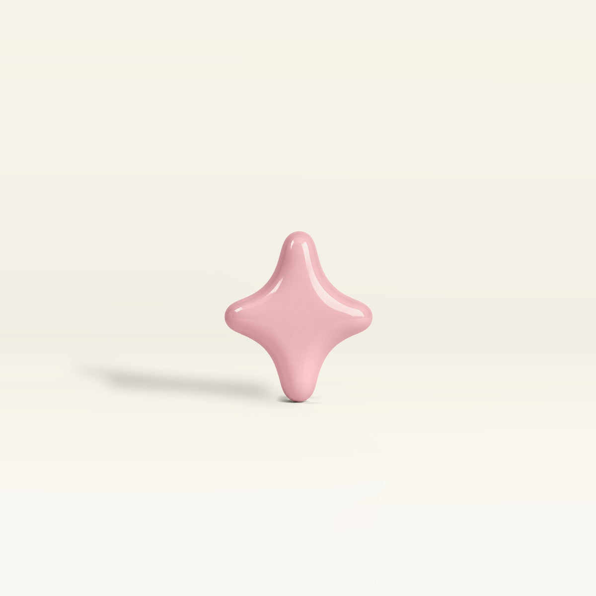 Star 1 – handcrafted ceramic decor in Light pastel pink