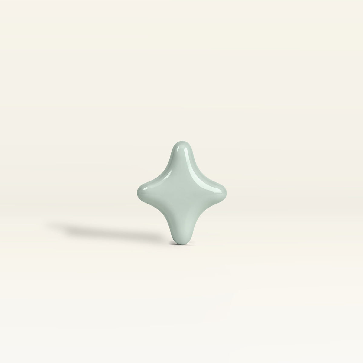 Star 1 – handcrafted ceramic decor in Mint green