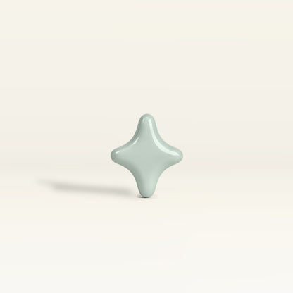 Star 1 – handcrafted ceramic decor in Mint green
