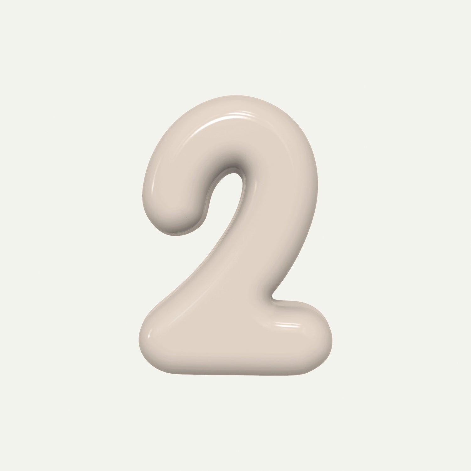 Number 0 – handcrafted ceramic decor