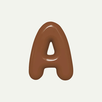 Letter A – handcrafted ceramic decor