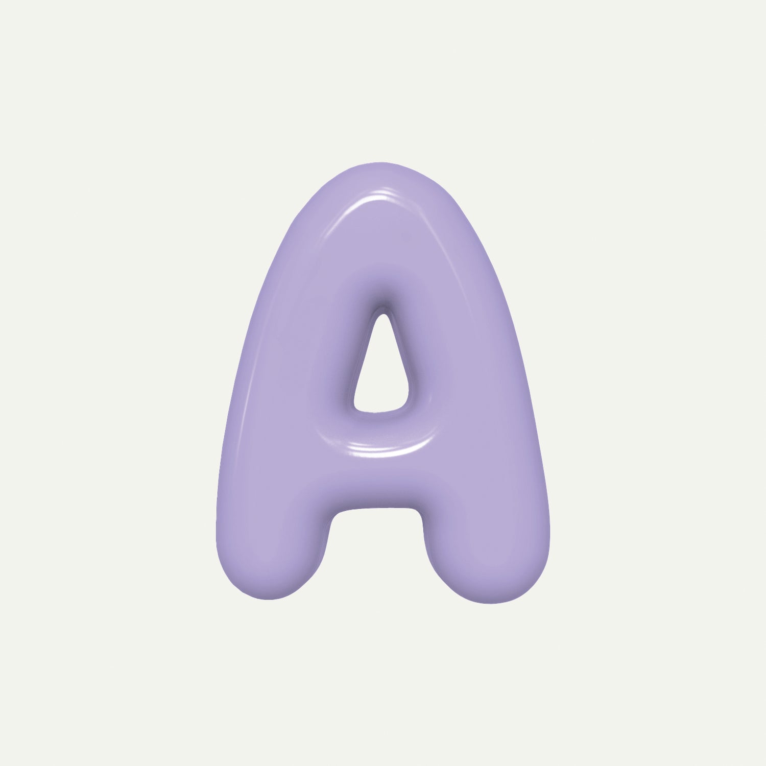 Letter A – handcrafted ceramic decor