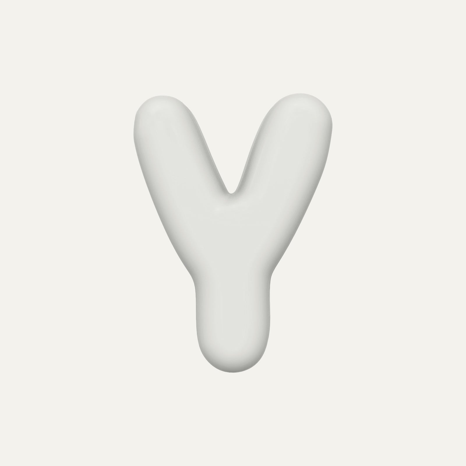 Letter Y – handcrafted ceramic decor
