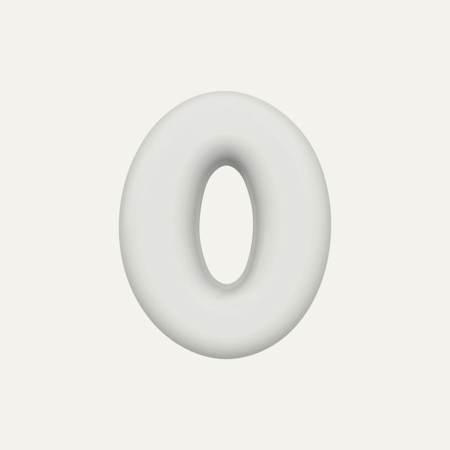 Letter O – handcrafted ceramic decor