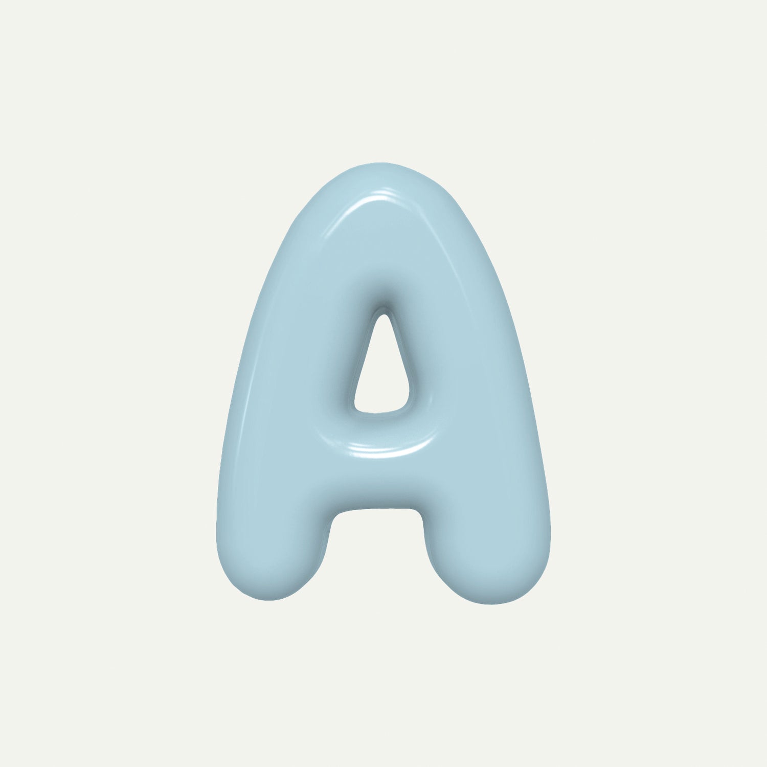 Letter A – handcrafted ceramic decor