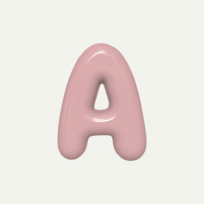 Letter A – handcrafted ceramic decor